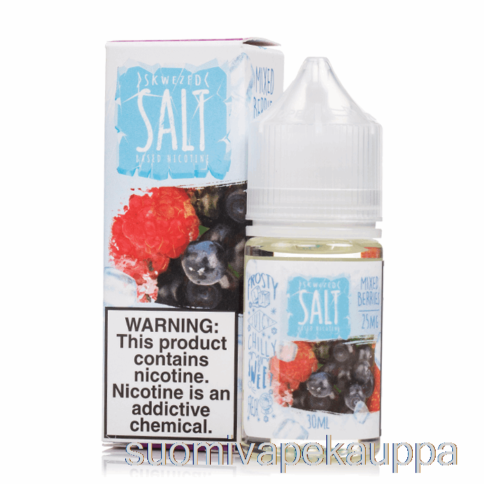 Vape Netistä Jääsekoitetut Marjat - Skwezed Suolat - 30ml 25mg